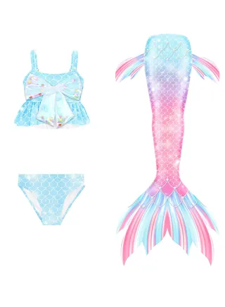 Children's Mermaid Swimsuit Bikini 