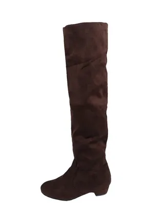 Vintage Knee High Boot Brown 