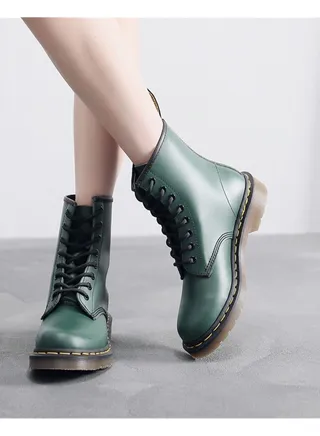 Men's And Women's Ankle Boots Green 