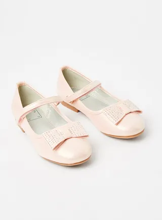 Girls Fashionable Casual Ballerinas Pink 