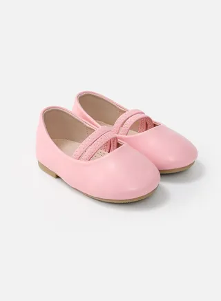 Girl's Leather Ballet Flats Shoes 
