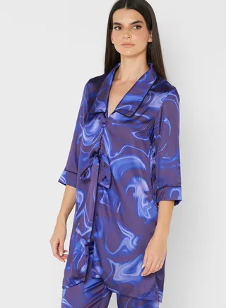 Printed Robe 