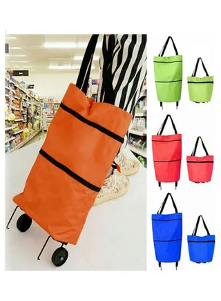 Shopping Bag With Wheel Multicolour 