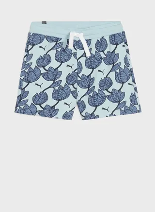 Kids Essential Blossom Printed Shorts 