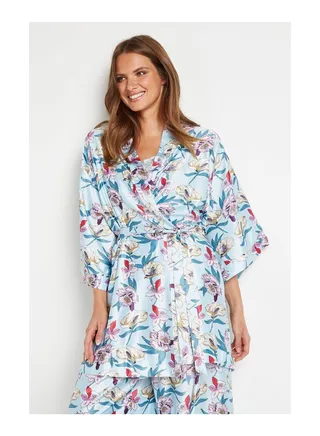 Bloom Print Robe 