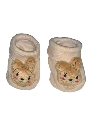 Anti Slip Rabbit Slip-Ons  With Bell 