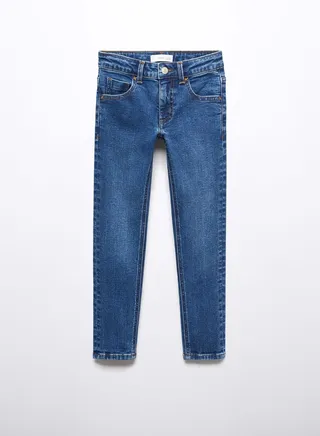 Kids Mid Wash Skinny Fit Jeans 