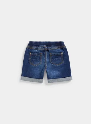 Mid Wash Denim Shorts 