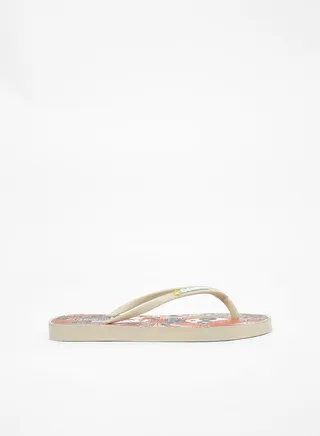 Terris Printed Slip On Slipper Multicolour 