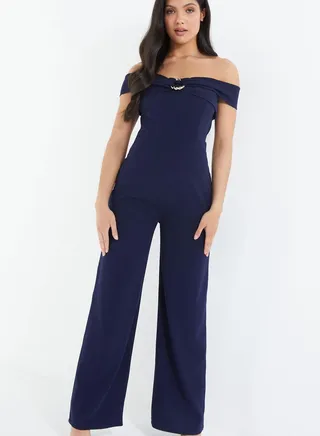 Cut Out Ring Detail Jumpsuit
