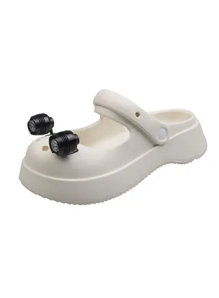 Cute Cartoon With Cute Light Women's Summer New Casual Non-Slip Slippers 