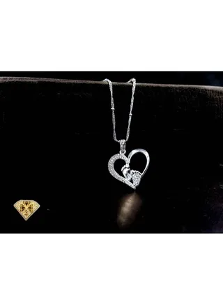 Pendant Necklace For Women  Platinum Plated-silver 