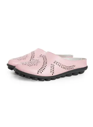 Women's New Spring/Summer Slippers Low Top Flat Shoes Pink 