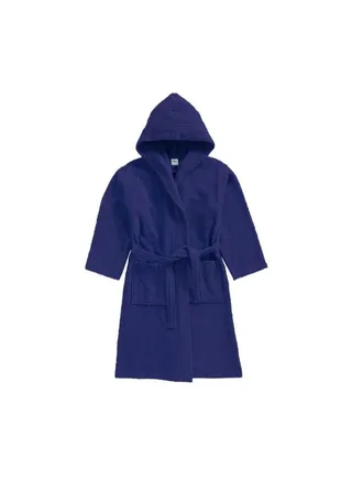 Daffodil (Navy Blue) Premium 8 yr Kids Hooded Bathrobe 100% Terry Cotton, Highly Absorbent and Quick dry, Hotel and Spa Quality Bathrobe for Boy and Girl-400 Gsm 