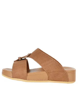 Kids Ferrini buckle embellishment Arabic Sandals Khaki 