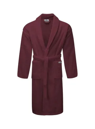 Cotton Towel Bathrobe Maroon 48x56x20centimeter 