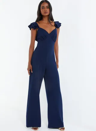 Ruffle Strappy Jumpsuit