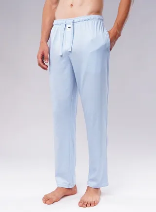 Sky Blue Jersey Pajamas 