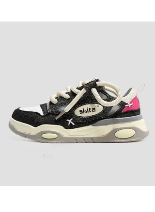 New Thick Sole Elevated Board Shoes 