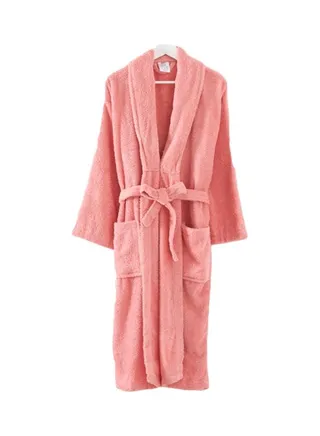 Essential Shawl Bathrobe Pink 114cm 