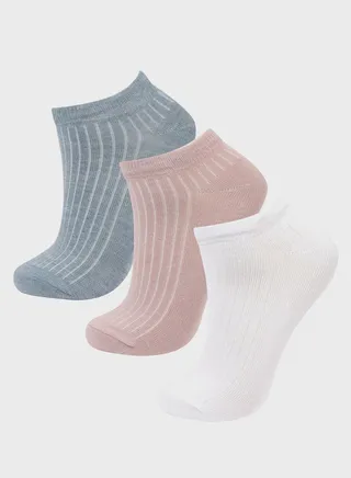 Girl 3 Piece Short Socks 