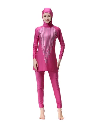 Conservative And Fashionable Burkinis Pink 