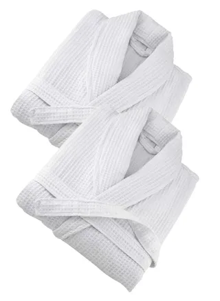 2 Pieces Extra Soft and Highly absorbent  Bathrobe Standard Size 