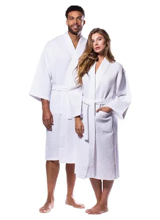 Ultra Absorbent Waffled  Bathrobe Standard Size 