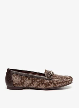 Women Solid Slip-On Shoes with Wedge Heels 