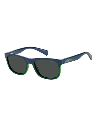 Square Sunglasses Pld 8041/S Blue Grn 47 