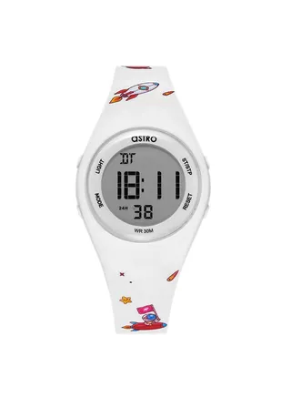 Kids Unisex Digital Round Shape Wrist Watch A23904-Ppww-Sp 37 Mm 