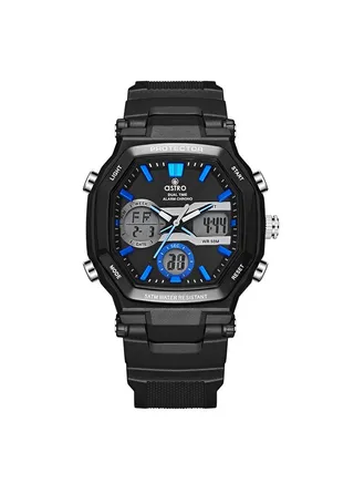 ASTRO Kids Analog-Digital Black Dial Watch - A23820-PPBB 
