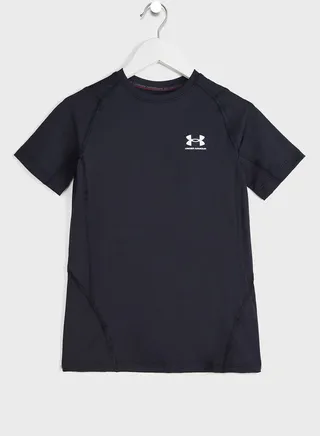Boys' HeatGear Armour Fitted T-shirt 