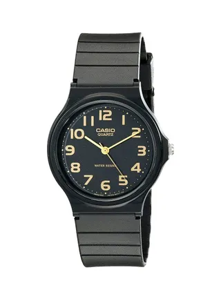 Boys' Silicone Analog Wrist Watch MQ24-1B2 - 35 mm - Black 