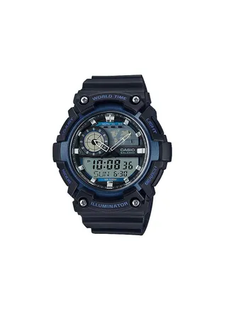 Boys' Youth Quartz Analog & Digital Watch AEQ-200W-2AVDF - 51 mm - Black 