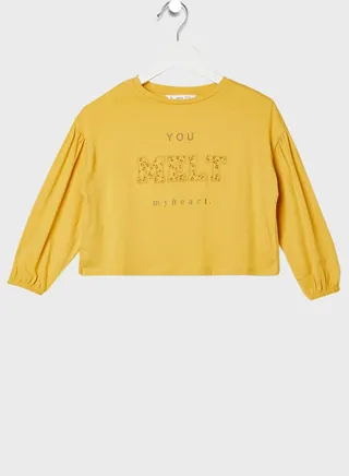 Infant Slogan Print T-Shirt 