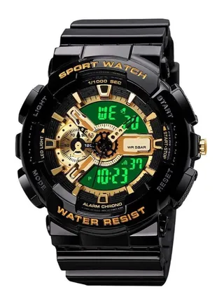 Fashionable Sports Dual Time Analog Watch 1688 