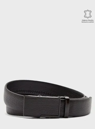Self Adjusted Non Allocated Hole Formal Belt