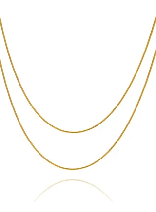 The Long Snake  Chain Multiple Layer Necklace 