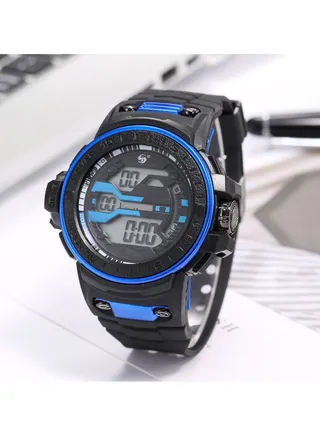 Boys' Swimming Sports Watch Shock Resistant Shockproof Multifunctional Electronic Watch 
