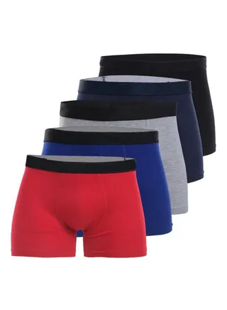 Bundle Of Five Boxers Multicolour 