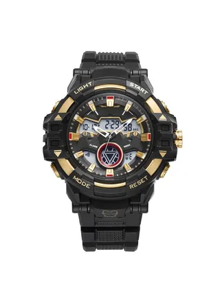Boys Marvel Heroes Co-branded Large Dial Semi-Skeletonized Hands Sports Watch 