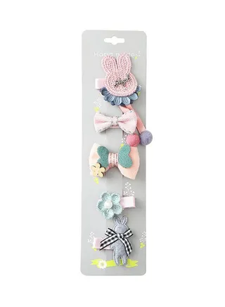 5-Piece Hairpin Set Multicolour 