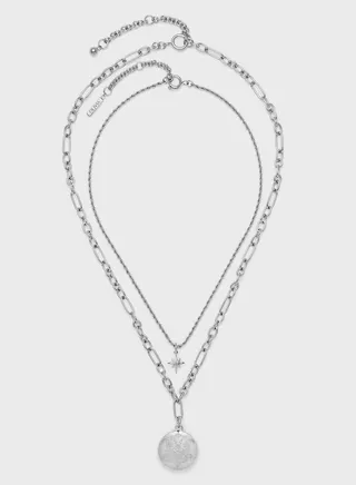 Stainless Layered  Necklace
