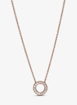 Pandora Women's Rose Gold Necklaces 387436C01-45 
