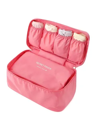 Multifunctional Travel Underwear Bag Watermelon Red 