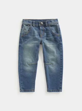 Mid Wash Denim Jeans 
