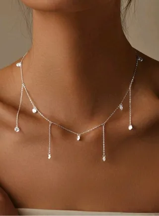 Pure 925 Sterling Silver Necklace For Women 