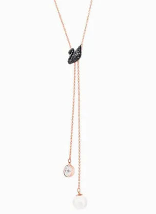 Iconic Swan Y-Necklace 