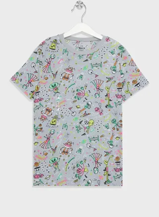 Boys' Alien All Sports Short Sleeve T-Shirt 